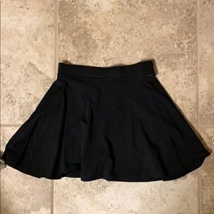 PINK black high waisted skirt
